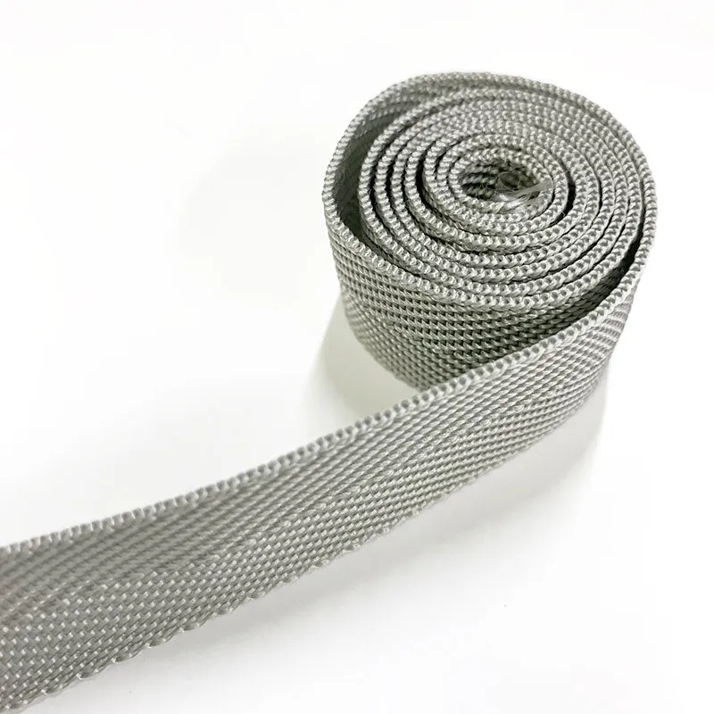 Yoko Saito B1-20 ruban chevron nylon gris 2cm au mètre