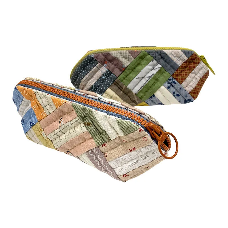 Yoko Saito Rail Fence kit 2 trousses patchwork 19 cm