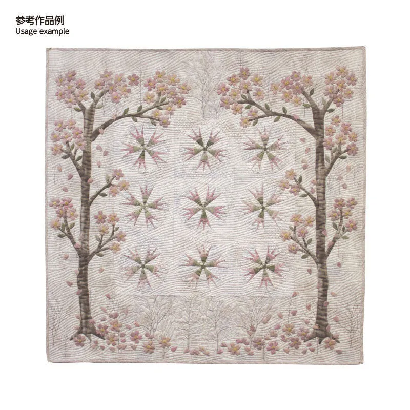 Yoko Saito Cherry Blossom Tapestry tissus dos et biais