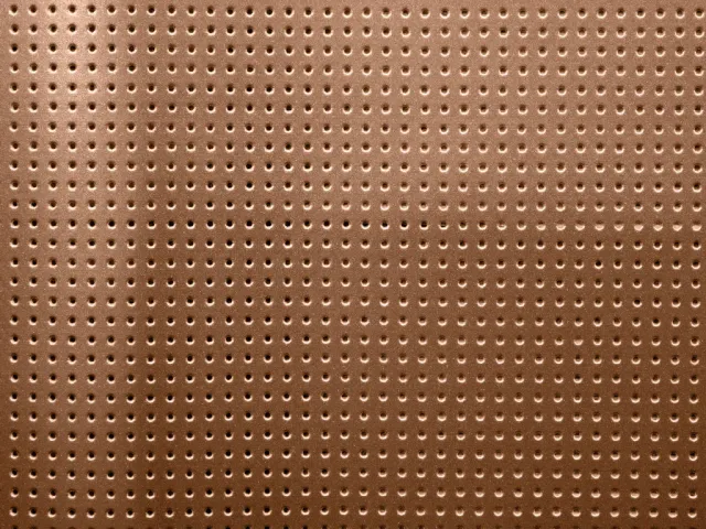 La Croix et La Manière vinyle laqué perforé Or cuivré 25x45