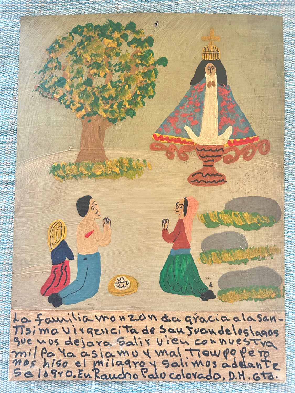 French General Retablo mexicain déco murale métal style A