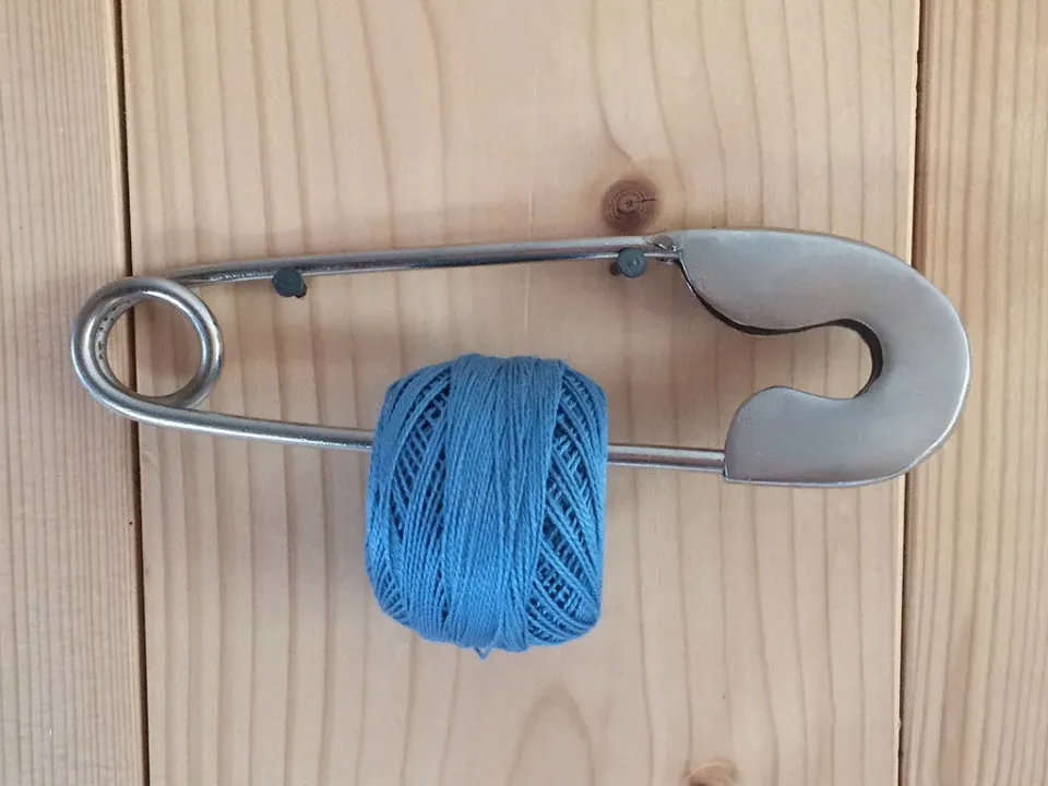 La Croix et La Manière coton perlé n°8 bleu lagon 80 m