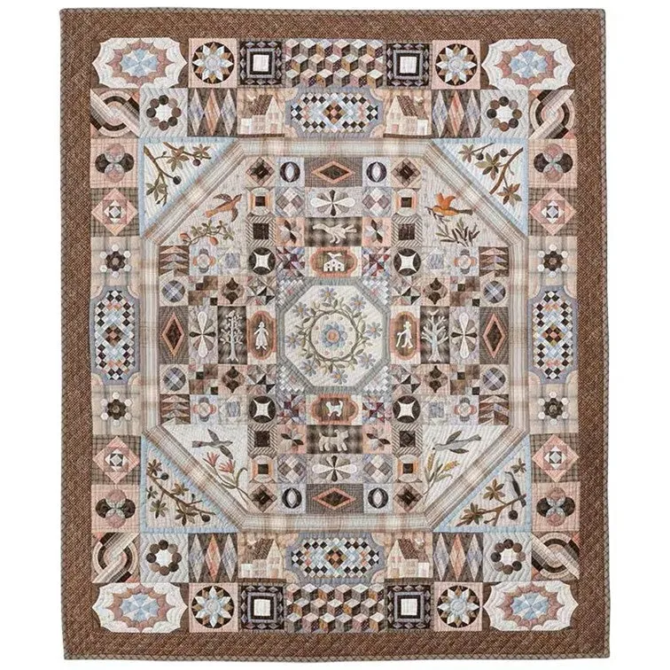 Yoko Saito Small Victoria Albert Museum kit quilt coton 83x98