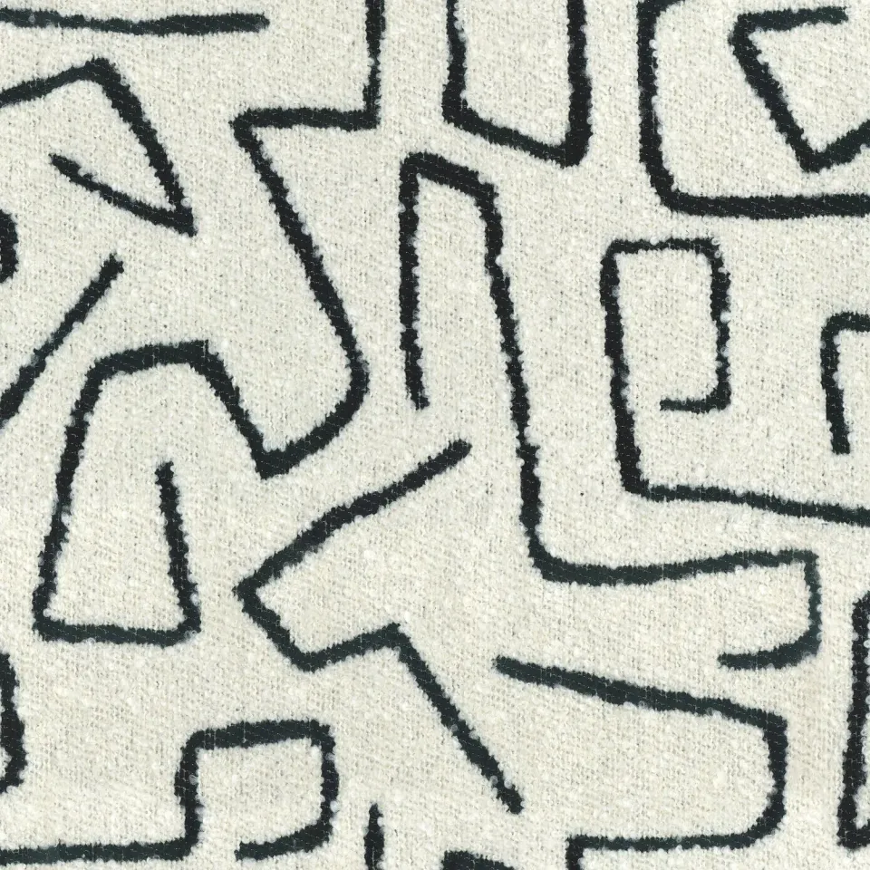 Elastron Miró tissu ameublement abstrait au mètre