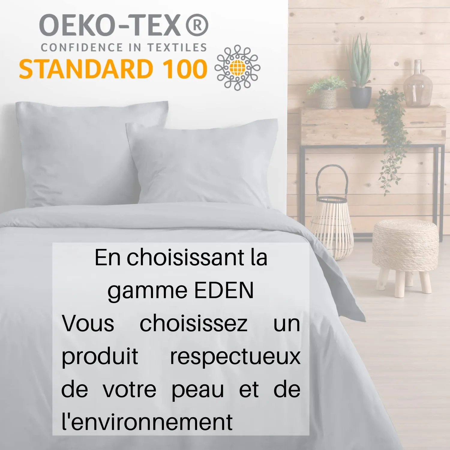 Stof Eden taie d'oreiller 63x63 cm souris coton
