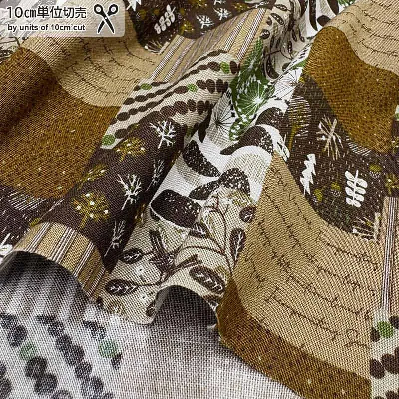 Yoko Saito 2026-01-A05 tissu coton patchwork au mètre
