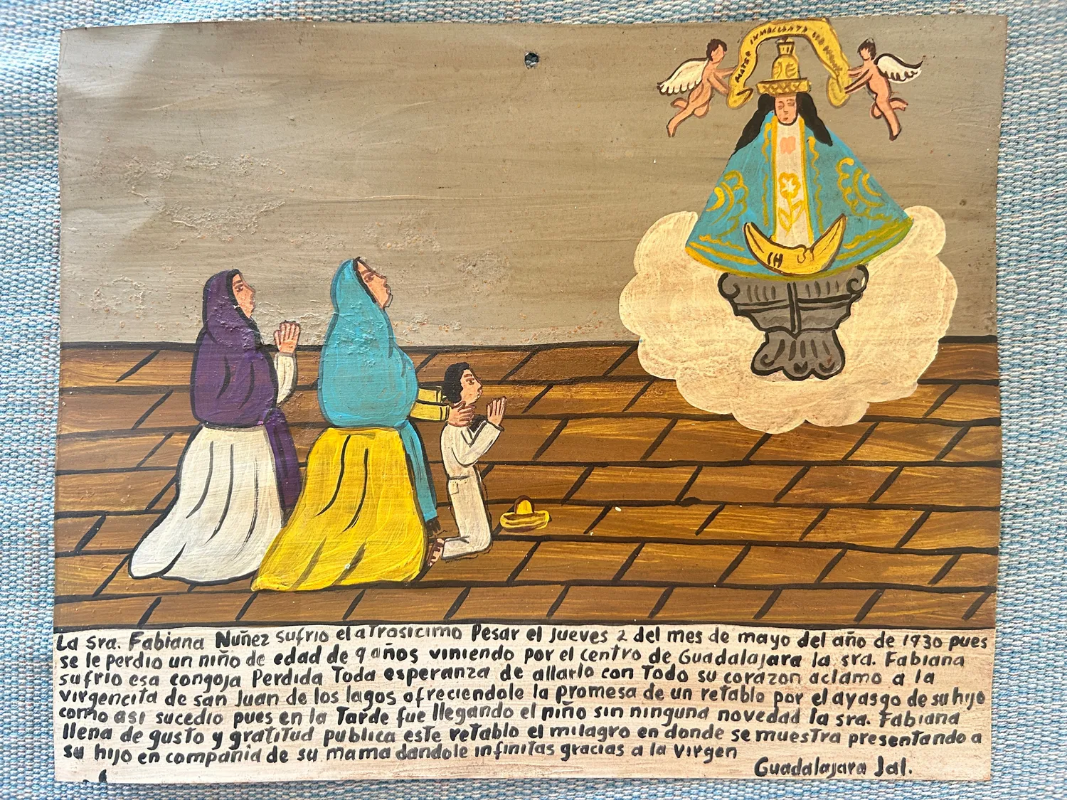 French General Retablo mexicain déco murale métal style A