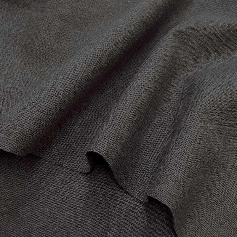 Yoko Saito web2603-A14 tissu lin olive au mètre coton