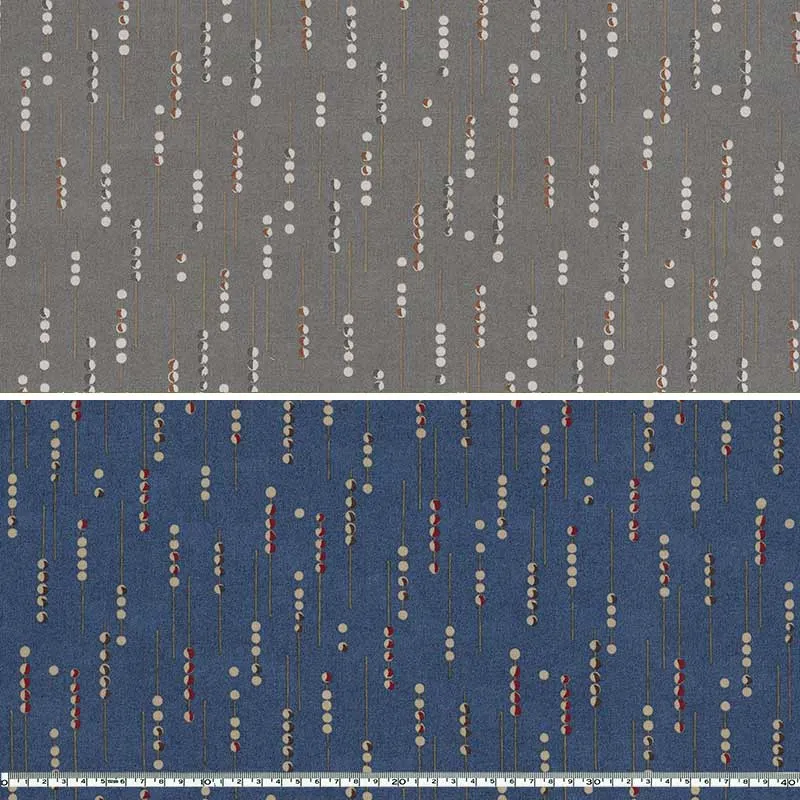 Yoko Saito Centenary 10749 tissu coton prédécoupé 33x35cm pois