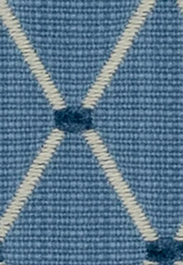 French General Margo Bleu tissu ameublement indigo 137 cm