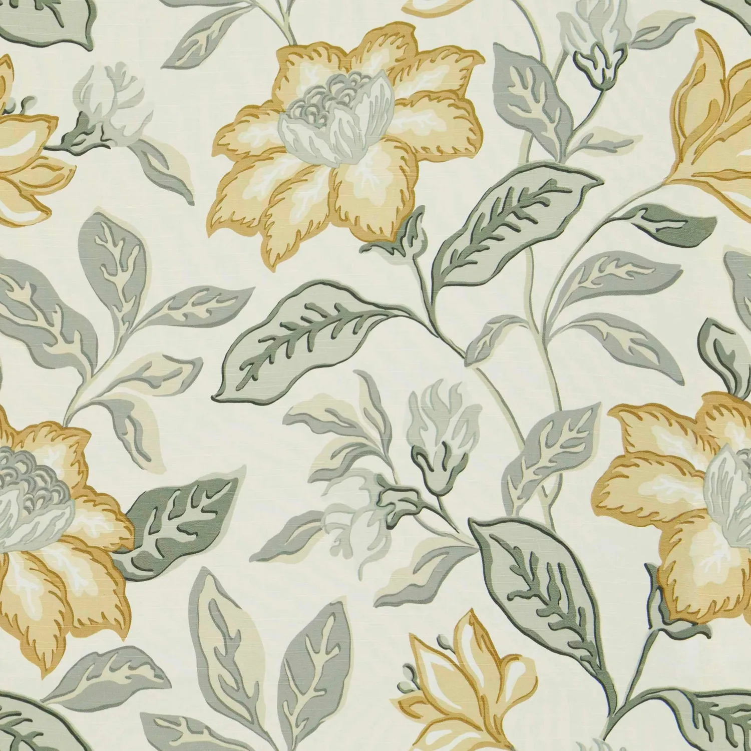 French General Jardin Delphine Harvest tissu ameublement