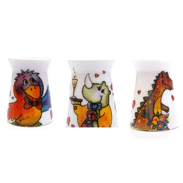 Yoko Saito Arita dé porcelaine monstre motif A à quilter