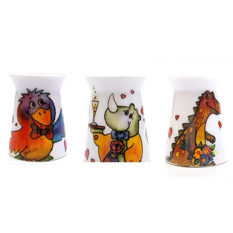 Yoko Saito Arita dé porcelaine monstre motif A à quilter