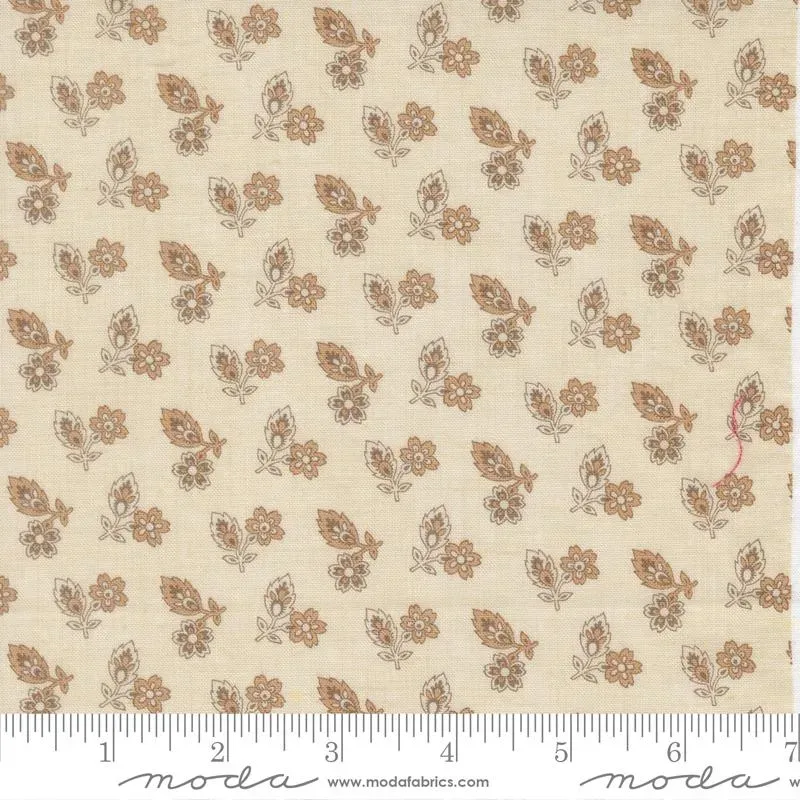 French General Joie de Vivre Pearl tissu coton fleuri