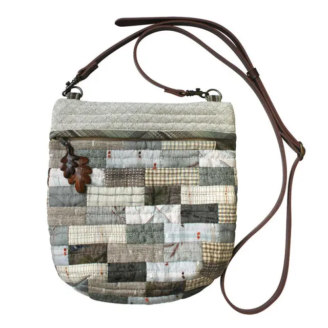 Yoko Saito Shoulder Bag Leaf Charm kit sac bandoulière