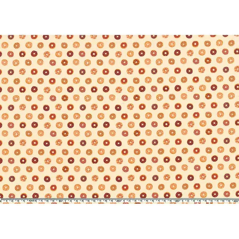 Yoko Saito 2026-03-A02 coupon coton donuts 45x35 cm