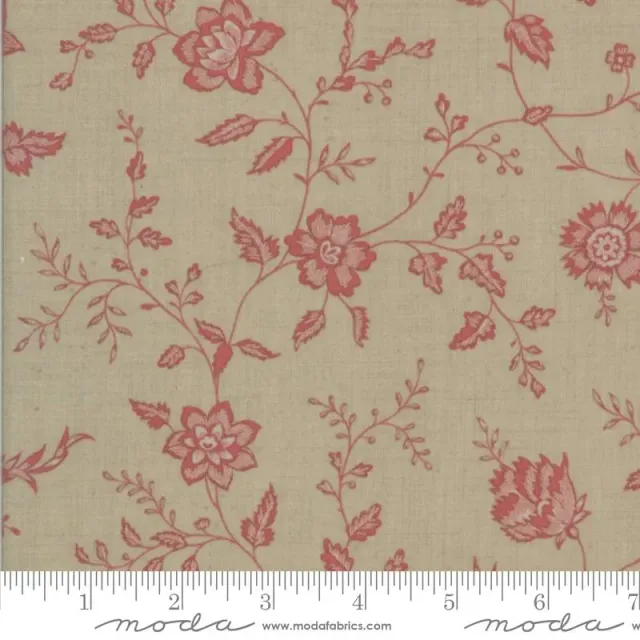 French General Rouenneries Trois 13962 15 tissu coton Roche