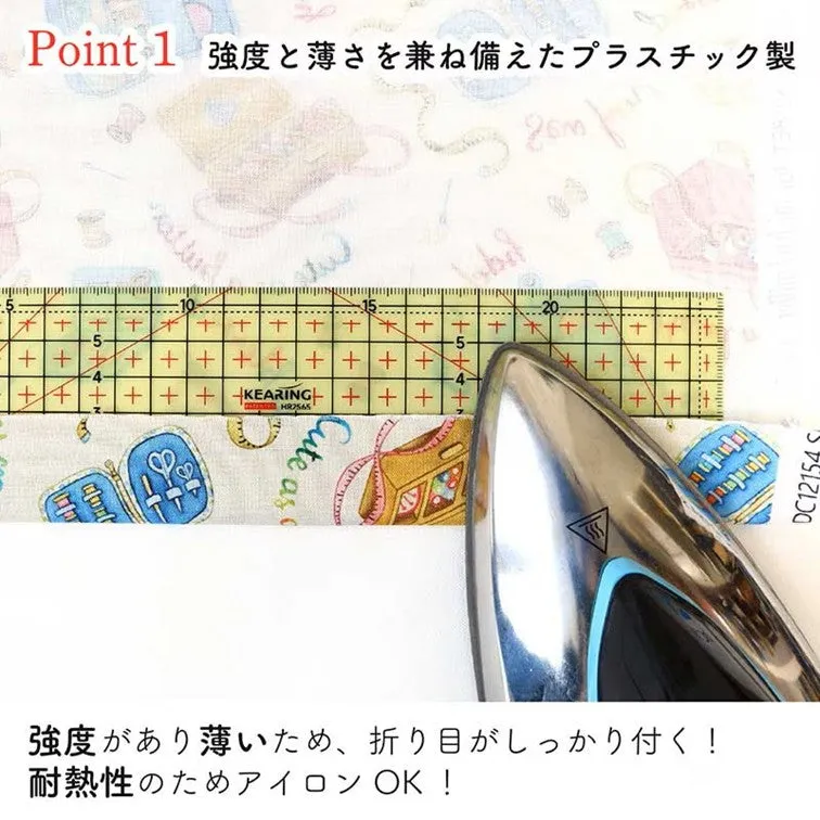 Yoko Saito Hot Iron règle thermorésistante repassage droite