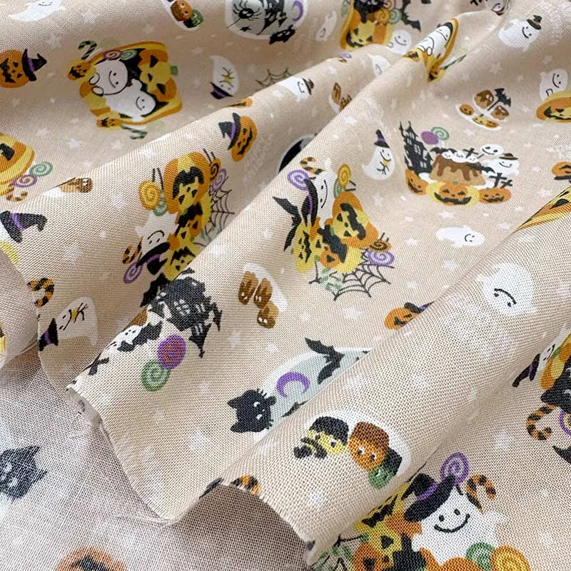 Yoko Saito Halloween tissu coton citrouilles au mètre