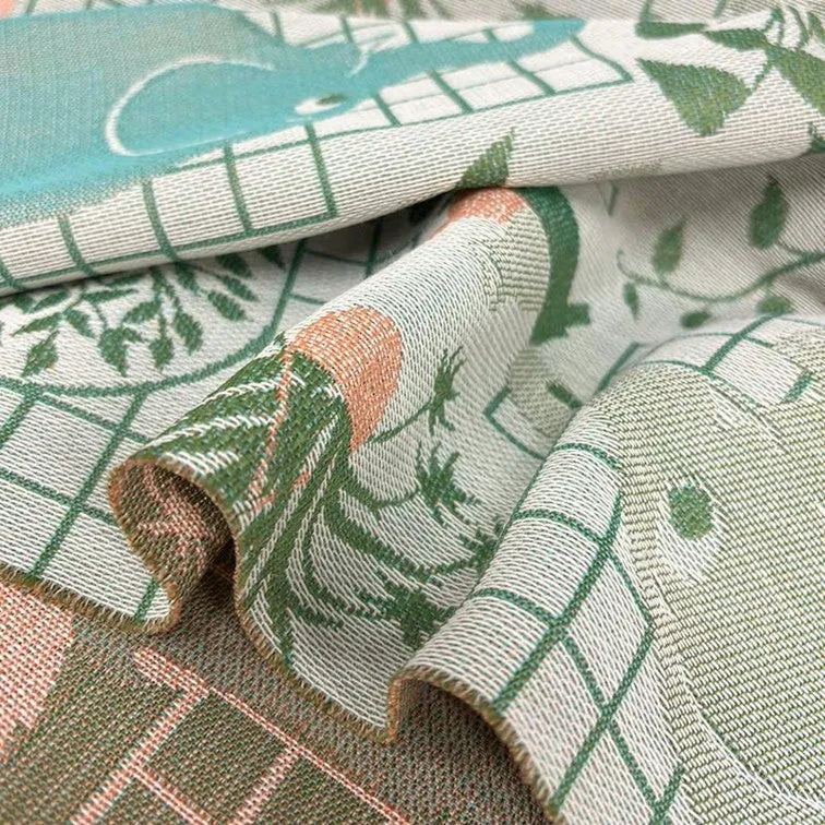 Yoko Saito web20250626-01 tissu jacquard éléphant au mètre