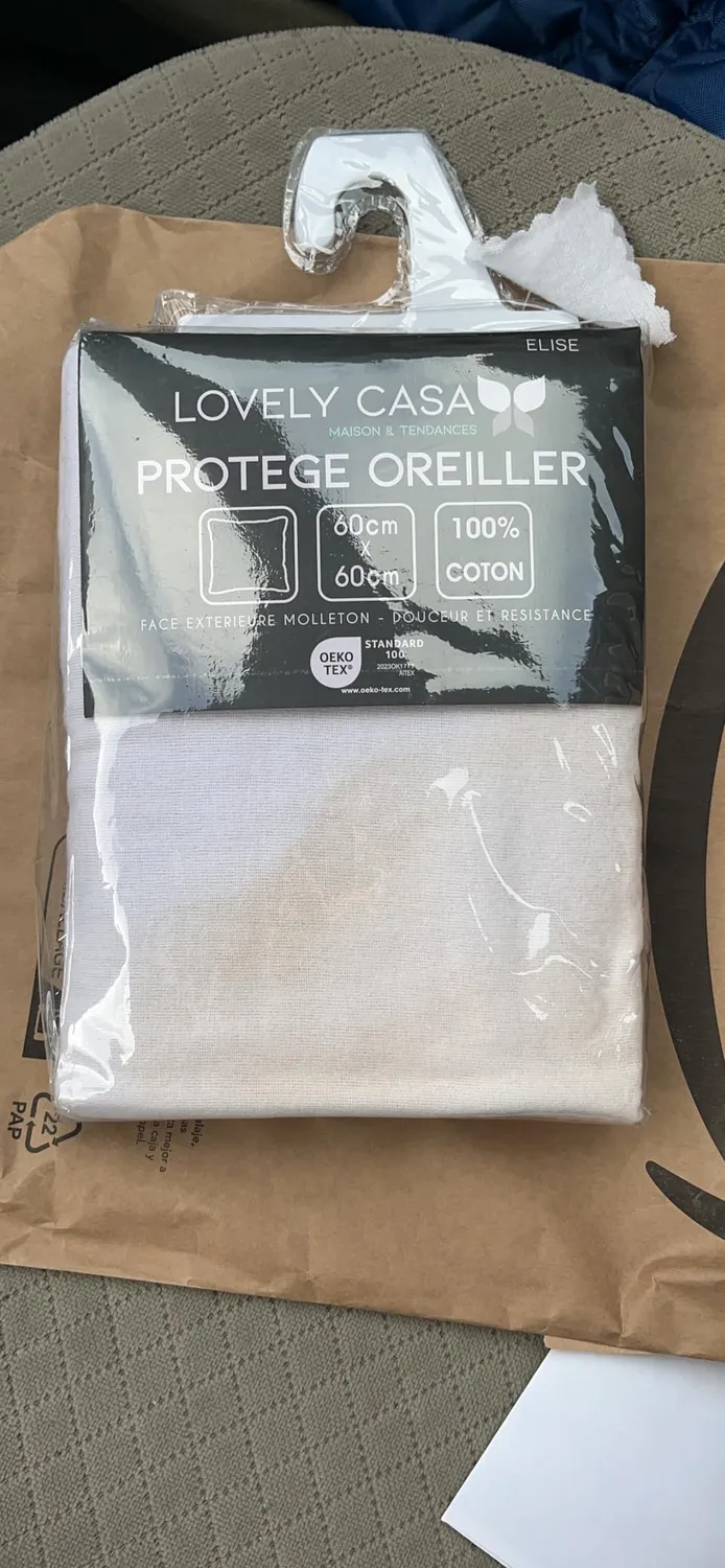 Stof protège-oreiller 60x60 cm blanc imperméable