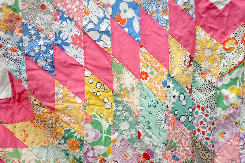 French General Texas Star JB38 dessus quilt vintage 190x216