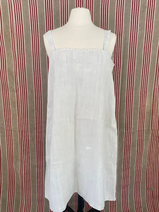 French General Found in France n°12 chemise lin ancien taille 10