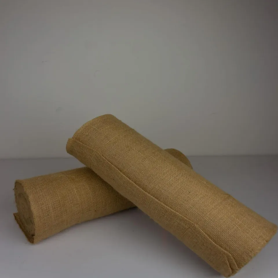 Tissushop chemin de table toile de jute naturel 40 cm 260 g/m²