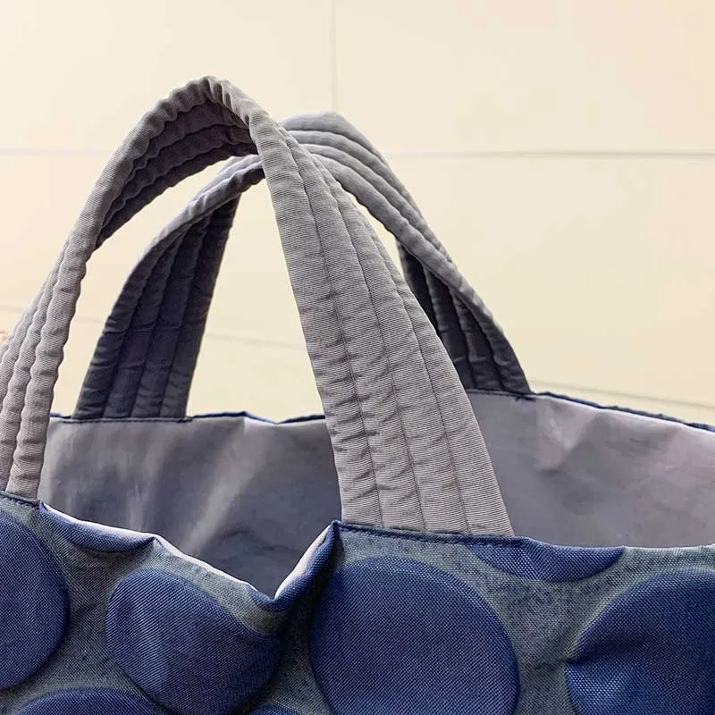 Yoko Saito kit tote bag B nylon à pois 44,5 cm