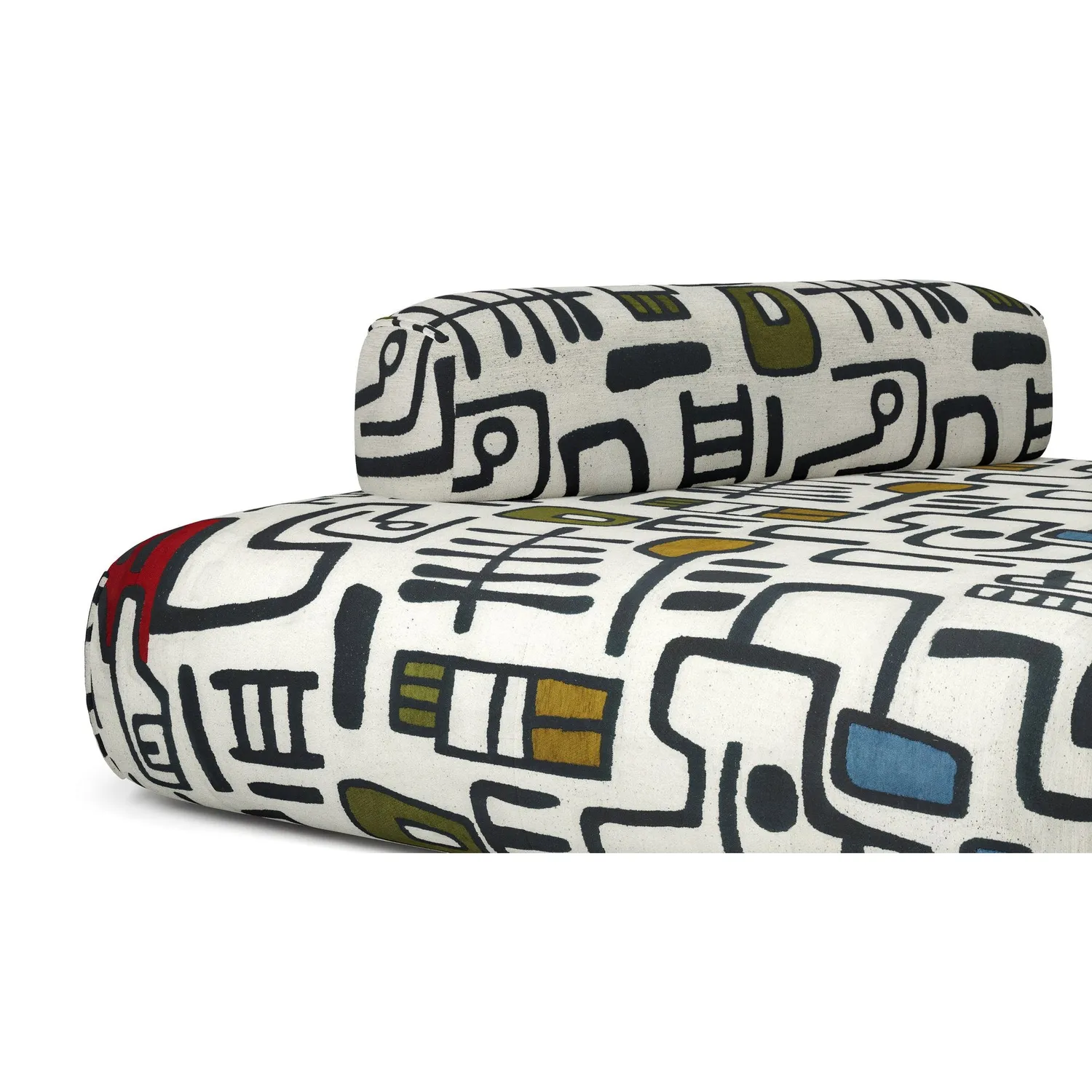 Elastron Inca tissu ameublement crème au mètre doux
