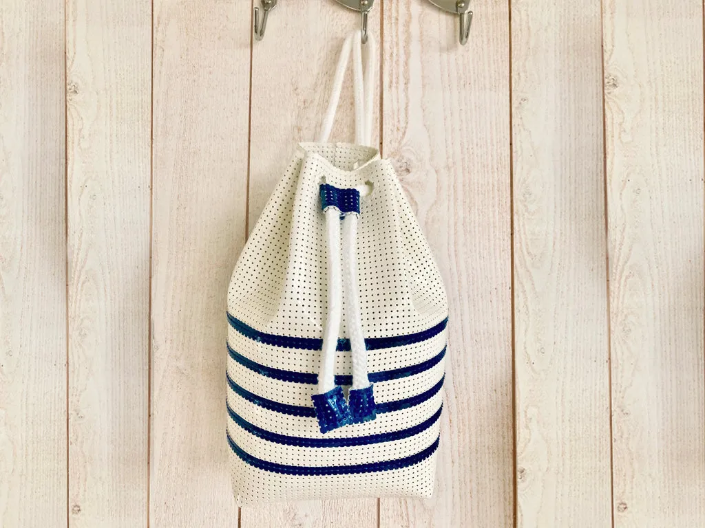 La Croix et La Manière duo sacs à dos livret couture marinière
