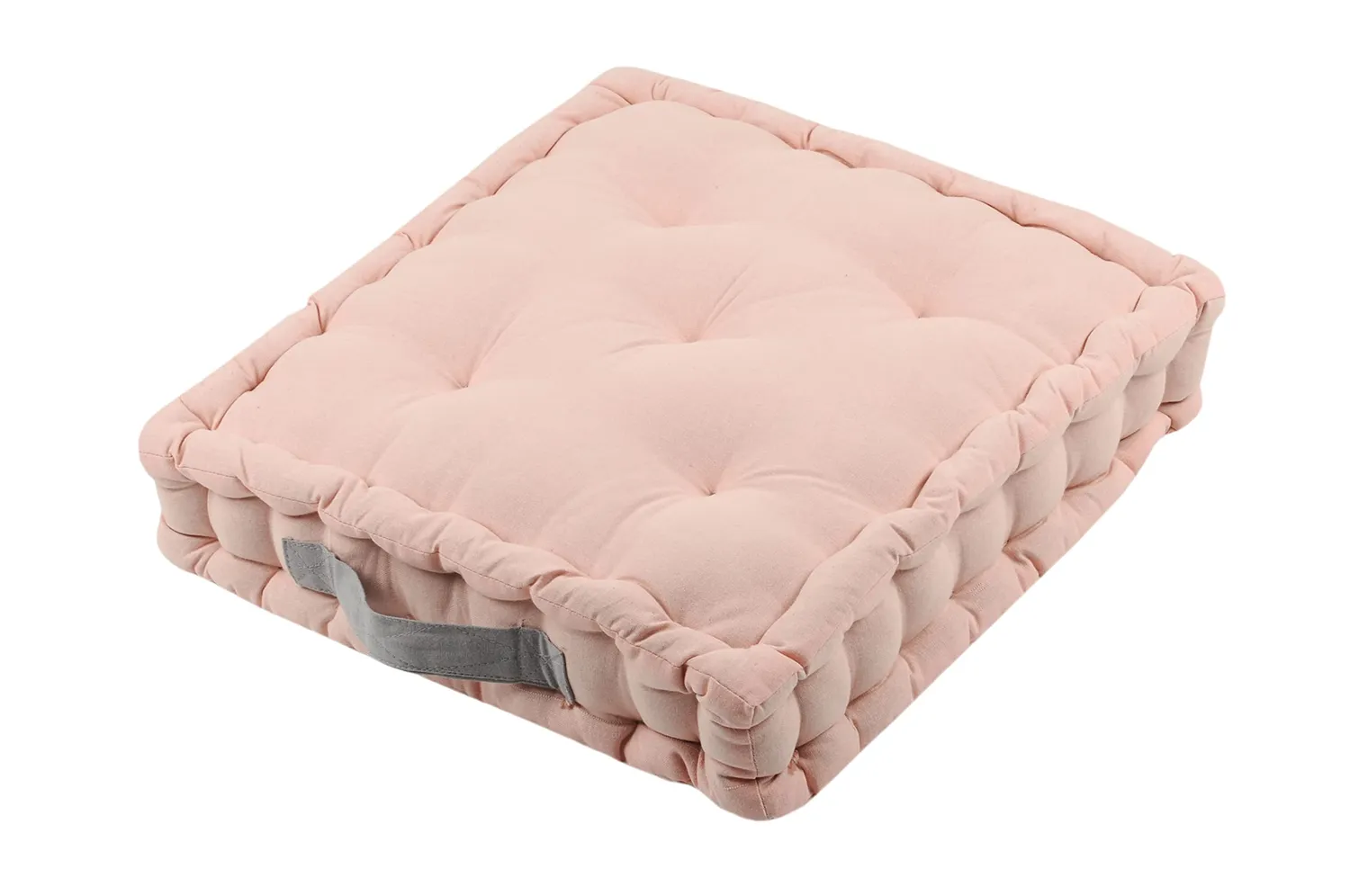STOF Duo coussin de sol 45x45 gris matelassé
