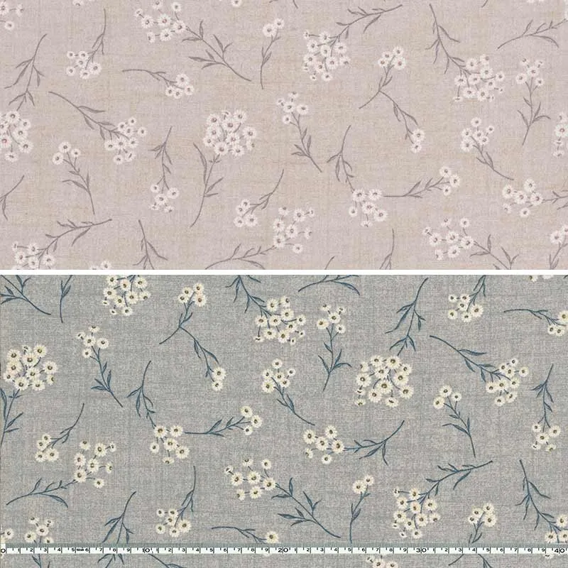 Yoko Saito Centenary 32 10746 tissu coton 33x35cm camomille