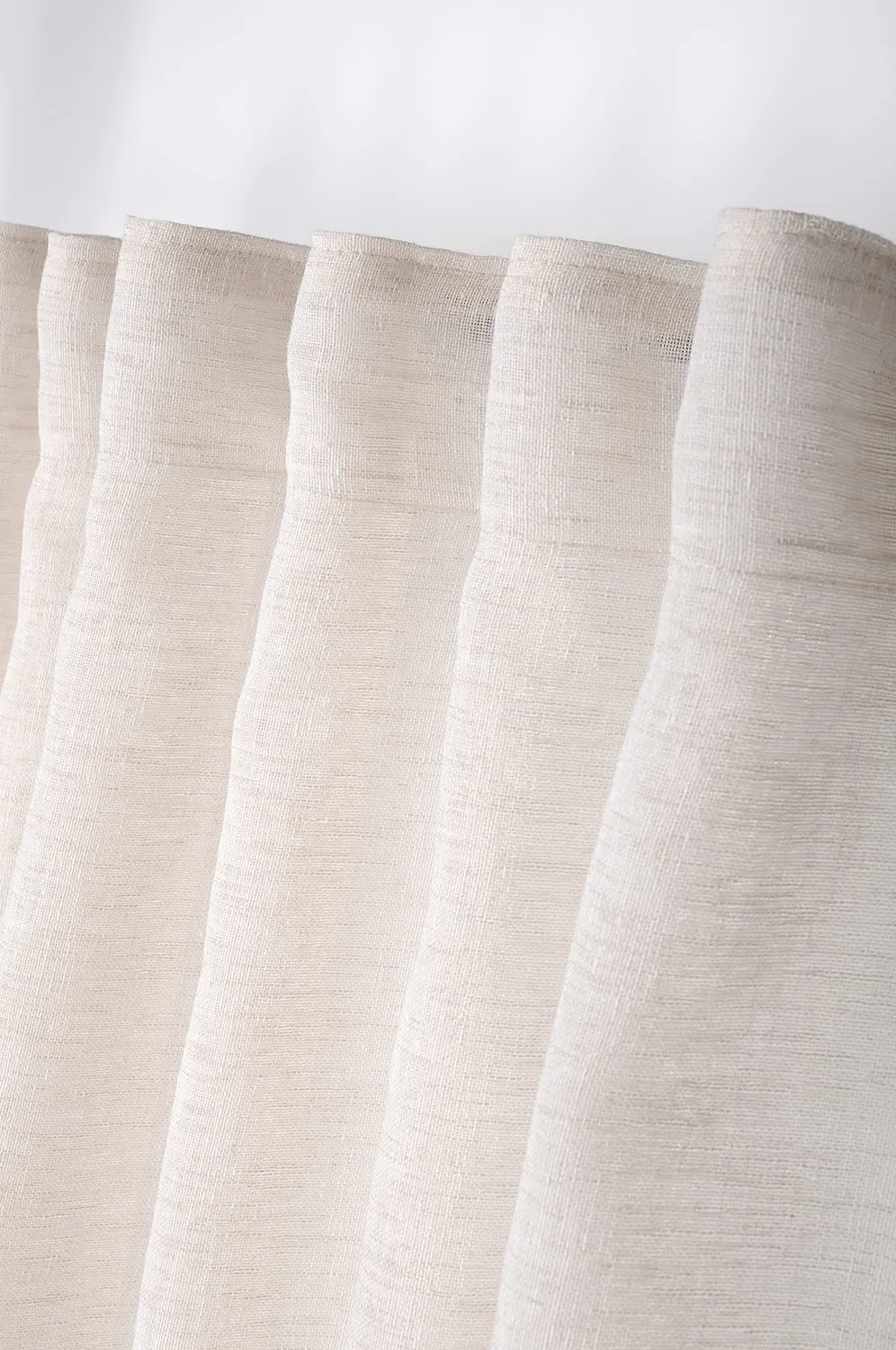 Stof Madrid voile 140x260 naturel 1 panneau polyester