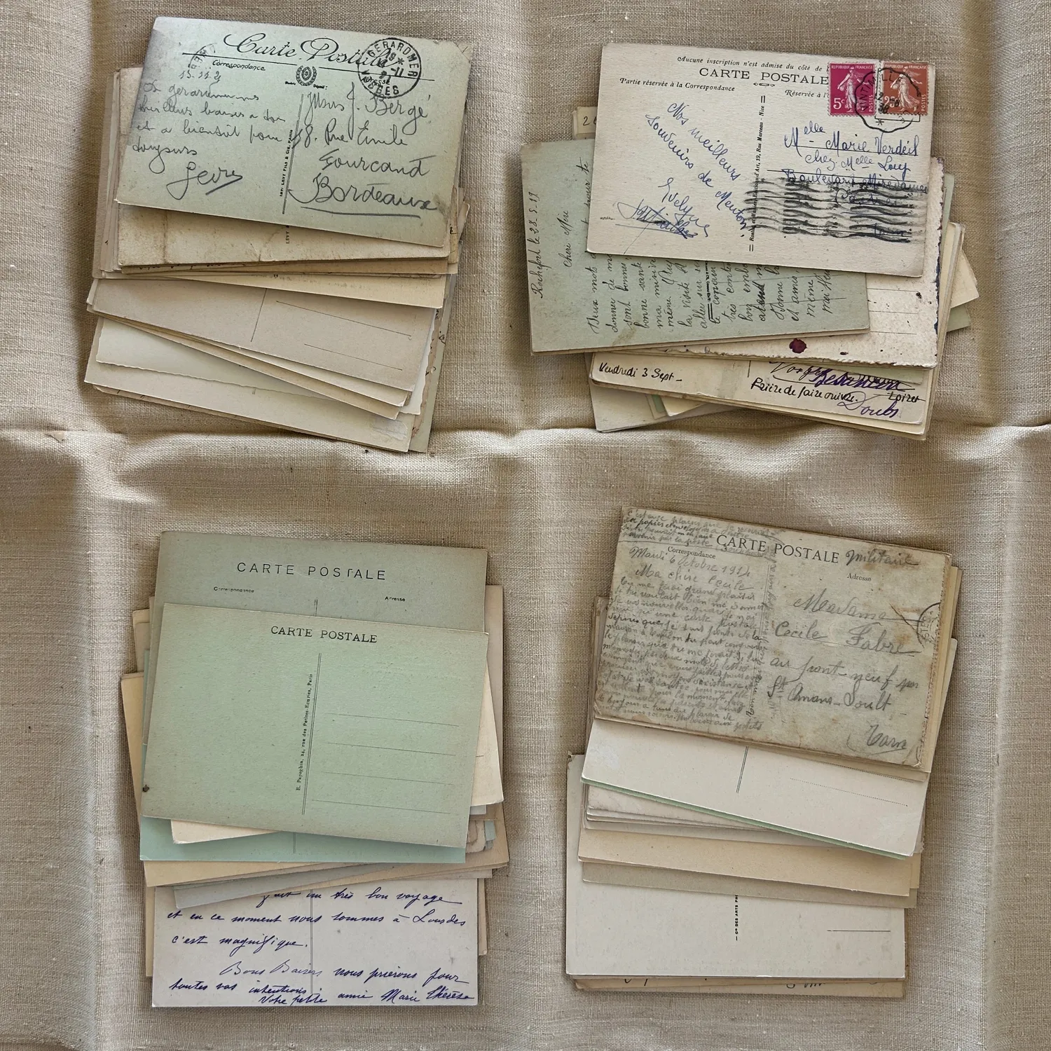French General Found in France cartes postales anciennes lot 25
