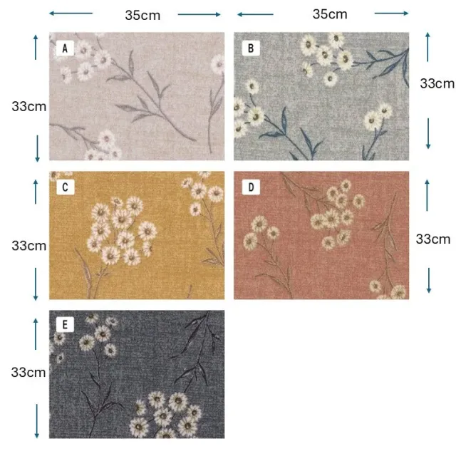 Yoko Saito Centenary 32 10746 tissu coton 33x35cm camomille